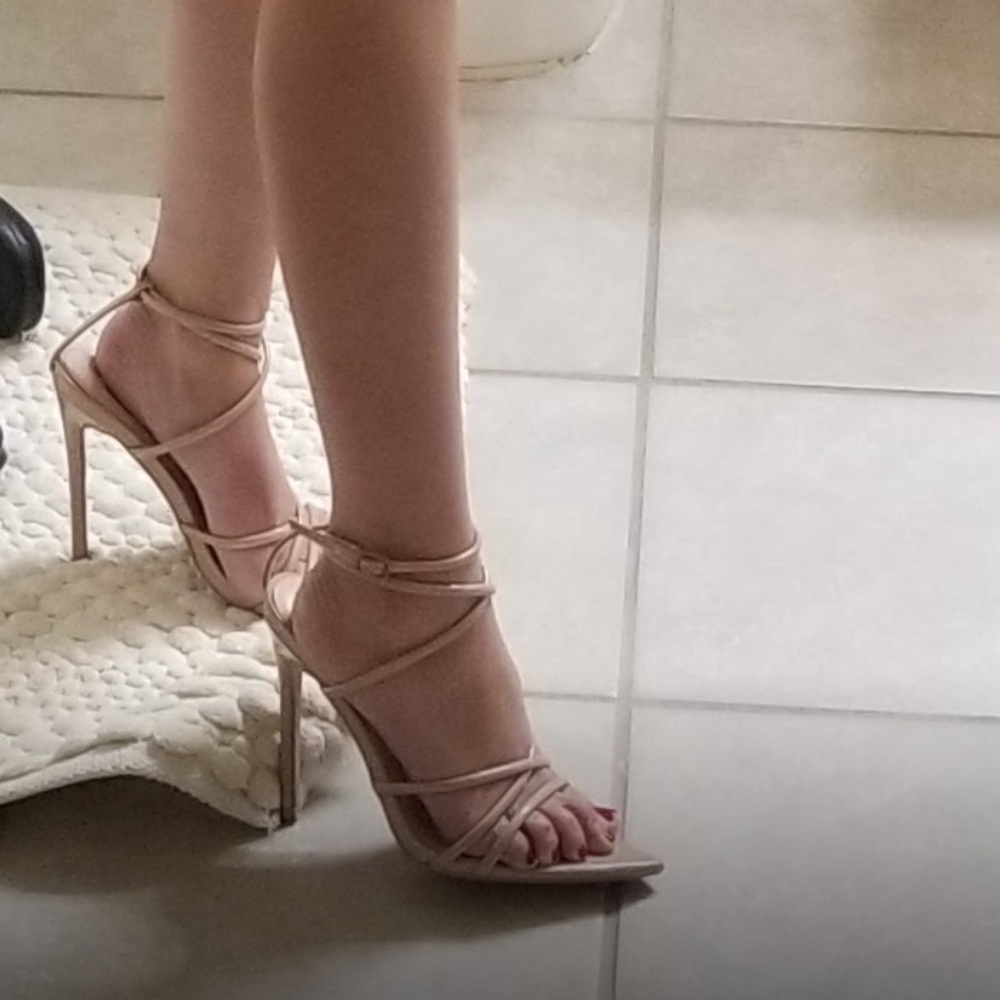 Strapped heels